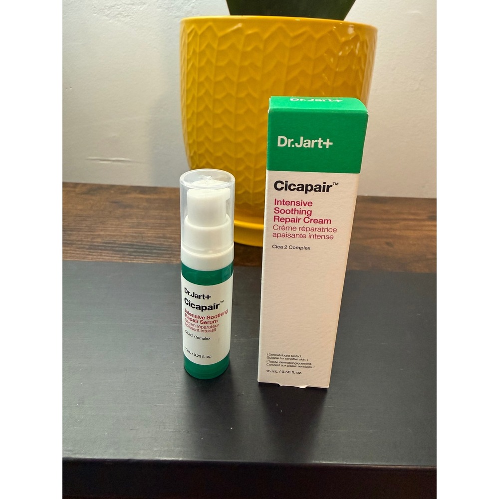 Dr. Jart+ Cicapair Intensive Soothing Repair Cream 15ml and Serum 7ml Duo